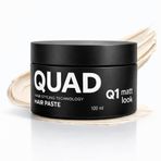 QUAD Q1 Mat Saç Pastası & Wax 100 ml, Güçlü Tutuş, Doğal Mat Görünüm, Hacim Artırıcı Saç Şekillendirici Hair Paste, Unisex