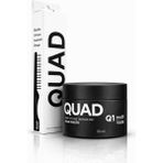 Quad Q1 Mat Saç Pastası Wax Seti 50 ml + Mucizevi Tarak Unisex Güçlü Tutuş - Krem