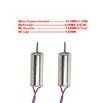 Quadcupter Motor Helikopter Motor Yedek Motor Drone Motor 2 Adet