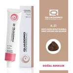 Quaddro Professional Quaddro Professıonel Saç Boyası 6.31 Koyu Altın Küllü Kumral
