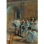 Quaderni d'Arte: Edgar Degas, Il foyer della danza al teatro dell'Opéra, 1872