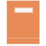 Quaderno a quadretti 1 cm: Formato A4 scuola elementare senza margine - Arancione
