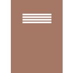Quaderno a Quadretti formato A4 di 100 Pagine Copertina color Mocha Mousse: Taccuino dal design minimale e professionale, ideale per scuola, studio, appunti tecnici, diario personale