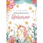 Quaderno a Quadretti Grandi: Il Mio Primo Quaderno Unicorno serie 1: Quaderno f.to A4 con Quadretti Grandi 1 cm per Bambine Scuola Elementare senza Bordi