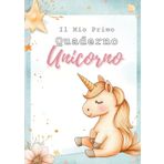 Quaderno a Quadretti Grandi: Il Mio Primo Quaderno Unicorno serie 3: Quaderno f.to A4 con Quadretti Grandi 1 cm per Bambine Scuola Elementare senza Bordi