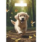 Quaderno a Righe – A4 Perfetto per Scuola di 100 pagine - Il Compagno Perfetto per i Piccoli Scrittori! con calendario 2024 - 2025: aura il cane speciale