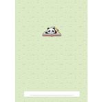 Quaderno a righe, formato A4, Notebook.: 102 Pagine bianche con delicato riquadro, utile a scuola, università, al lavoro, nel tempo libero. Copertina colorata cute Panda.