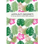 Quaderno frasi simpatiche "Appunti segreti (o forse solo la lista della spesa)": Idea regalo quaderno a righe simpatico per amiche