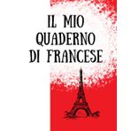 QUADERNO IN NERO A RIGHE ALTERNATE LILLA PER IPOVEDENTI (FRANCESE): Formato A4-Linee nere ad alto contrasto-alternanza di righe bianche e lilla di 9 ... personalizzata per il quaderno di francese