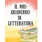 QUADERNO IN NERO A RIGHE ALTERNATE LILLA PER IPOVEDENTI (materia letteratura): Formato A4-Linee nere ad alto contrasto-alternanza di righe bianche e ... personalizzata per il quaderno di letteratura