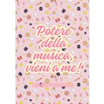 Quaderno pentagrammato per musica e pianoforte doppia chiave (violino e basso). Potere della musica moon (Quaderni musicali Pentagrammati e tablature, Band 2)