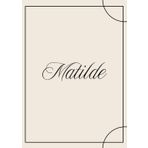 Quaderno Personalizzato “Matilde” – A4 a Righe | Elegante & Minimal | 100 Pagine: Notebook A4 con nome Matilde – 100 pagine a righe – Design sobrio e ... per scuola, lavoro o journaling quotidiano