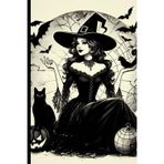 Quaderno Strega Vintage: Diario Halloween Magico per Incantesimi, Sogni e Appunti Dark Academia