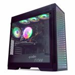 Quadro QT100 Titan USB 3.2 RGB ATX Mid Tower Siyah Kasa