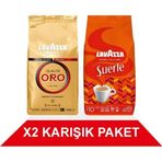 Qualità Oro + Suerte Çekirdek Kahve (1000gr) 2'Li Paket