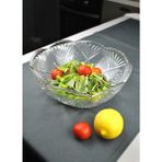 Qualitev 1 Adet Cam Salata Kasesi 24 cm Büyük Boy Kase - Defne - 1 - 2 L