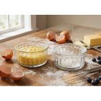 Qualitev 2 Adet Isıya Dayanıklı Cam Sufle Kabı Borline Sufle Kasesi 10X5 cm - 200 ml