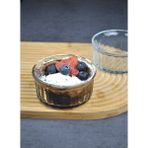 Qualitev 2 Adet Isıya Dayanıklı Cam Sufle Kabı Borline Sufle Kasesi 10X5 cm - Şeffaf - BULAŞIK MAKİNESİNDE YIKANABİLİR
