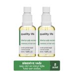 Quality Life 2 Adet Biberiye Yağı - 50ML X 2 - %100 Saf ve Doğal Rosemary Oil Complex