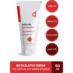 Quality Life Beyazlatıcı Krem,Genital Bölge, Cilt Beyazlatıcı Krem,Koltuk Altı,Bikini Bölgesi Dirsek Beyazlatma Özel Bölge Yüz Koltuk Altı Kararmas...