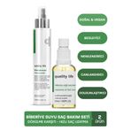 Quality Life Dökülme Karşıtı Biberiye Suyu ve Yağı Saç ve Cilt Bakım Tonik Seti 100+50 ml