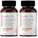 Quality Life Runmed 60 Tablet Glukozamin Msm Kondroitin Tip 2 Kolajen, D Ve K Vitamini, Yumurta Kabuğu Zarı (2 paketi)