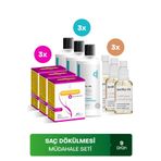 Quality Life Saç Dökülmesi Karşıtı Müdahale Seti (9 Ürün) - Dökülmesine Karşı Şampuan Serum Vitamin - Dökülme Set