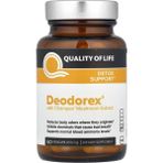 Quality of Life Deodorex With Champex Mushroom Extract 500 mg 60 Vegicaps - Aromasız