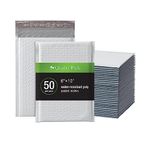 Quality Park Kabarcık Postalar, 15,5 x 25,7 cm, Beyaz Poli Postalar, Dolgulu Zarflar, Nakliye Zarfları, Suya Dayanıklı, Kendinden Mühürlü, Kutu Başına 50 (QUA85856), Plastik
