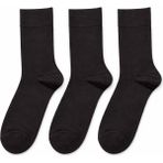 QUALITY WALKING 3’lü Erkek Bambu Dikişsiz Uzun Çorap Ince Yapı Klasik Şık Kullanım - 40 - 46 - Kahverengi