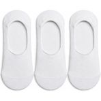 QUALITY WALKING 3'lü Unisex Pamuklu Dikişsiz Babet Çorap Silikon Topuklu Çıkmayan Kayma Yapmayan - 36 - 40 - Beyaz