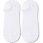 QUALITY WALKING Unisex Pamuklu Dikişsiz Sneaker Çorap Silikon Topuklu Çıkmayan Kayma Yapmayan - 36 - 40 - Beyaz