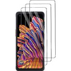 Quanen Electronic [3 adet koruyucu folyo, Samsung Galaxy Xcover Pro ile uyumlu, çizilmez, 9H sertlik, ultra şeffaf koruyucu cam, kabarcıksız folyo, düşmeye karşı şeffaf kırılmaz cam folyo