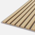 Quanti 52x244x1.8 cm Açık Gri Meşe Dikdörtgen Akustik Duvar Paneli