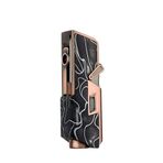 Quantoro MGM05-36 Delicili İğneli Jet Alev Black Wave Çakmak