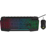 Quantum Dualstrike Kablolu USB Q Trk Rgb Gamıng Klavye - Mouse Set - Çok Renkli