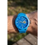 Quantum Fenerbahçe Taraftar Kol Saati | 44 Mm, Silikon Kordon, Lisanslı Ürün - Mavi