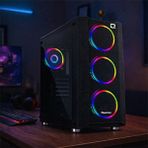 Quantum Gaming Qg-9405g AMD R5 7500f 16gb 512gb SSD RTX 5060 8GB Gamıng Desktop Bilgisayar