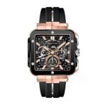 Quantum Pwg1102.451 Quartz Siyah Silikon Kordon 10 Atm 48 Mm Erkek Kol Saati