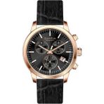 Quantum PWG1197.451 Quartz Deri Siyah 42 mm Erkek Kol Saati - Çok Renkli