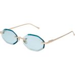 Quantum Q322.C2 54 Unisex Güneş Gözlüğü - Altın