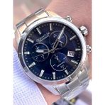 Quantum Sapphire Cam Çelik Kordon Iç Kadran Fonksiyonları Aktif 10 Atm Erkek Kol Saati EPWG1159.390 - Lacivert - Gri