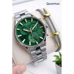 Quantum Sapphire Camlı İtalyan Bileklik Hediyeli 2 Yıl Garantili 10 Atm Erkek Kol Saati 1193.370