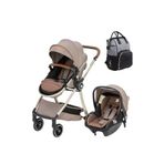 Quard 4'Lü Set / Comfy Life Seyahat Sistem Bebek Arabası / Oto Koltuğu / Bebek Bakım Çantası / Yağmurluk