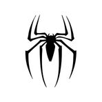 Quart Aksesuar 20 x 15 cm Örümcek Spider Oto Sticker Cam Sticker Siyah