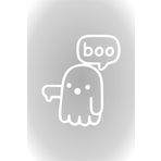 Quart Aksesuar 20 x 17 cm Ghost Hayalet Boo Sticker Oto Cam Sticker Araba Sticker