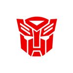 Quart Aksesuar 20 x 21 cm Transformers Sticker Oto Sticker Araba Cam Sticker Kırmızı