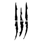 Quart Aksesuar 30 x 10 cm Monster Pençe Oto Sticker Araba Far Sticker
