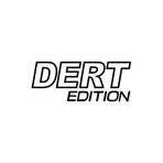 Quart Aksesuar 30 x 12 cm Dert Edition Oto Sticker Araba Cam Sticker Siyah