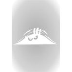 Quart Aksesuar Bagajdan Bakan Adam Oto Sticker Araba Sticker 20 x 8 cm Beyaz